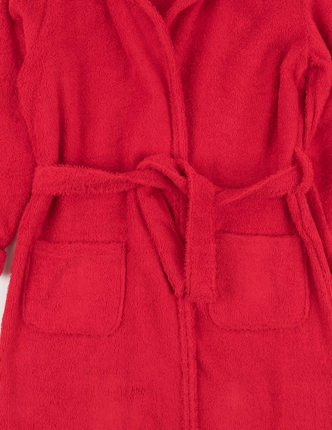 Leveret Kids Bathrobe Boys Girls Terry Cotton Hooded Robe (Size 12 Months-16 Years) Variety of Colors: Clothing