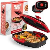 Micro Grill Chef Pot Microwave Cooking &ndash; Versatile Microwave Food Cooker with Lid &ndash; Microwave Safe Ramen &amp; Rice Pot &ndash; BPA-Free, Dishwasher Safe, Ideal for Fast Meals &amp; Healthy Cooking