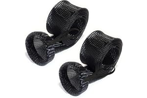 Reaction Tackle Rod Socks - Fishing Pole Sleeves and Covers for Baitcasting and Spinning Rods - Fits up to 7ft and 8ft Rod Protector Sleeve, Maximum Fishing Pole Protection (2-Pack)