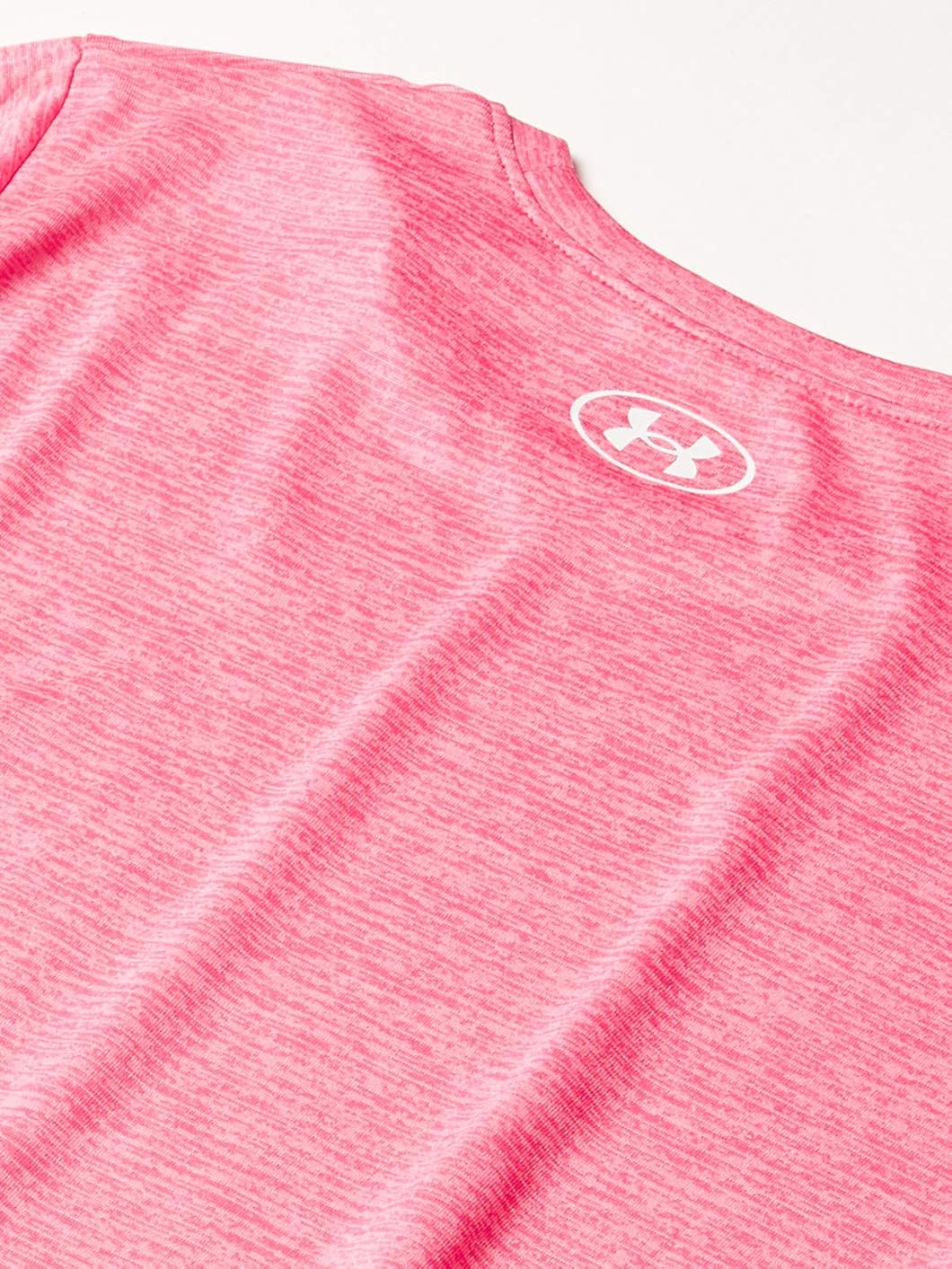 Under Armour Girls' Graphic Twist Big Logo Short-Sleeve T-Shirt: Clothing