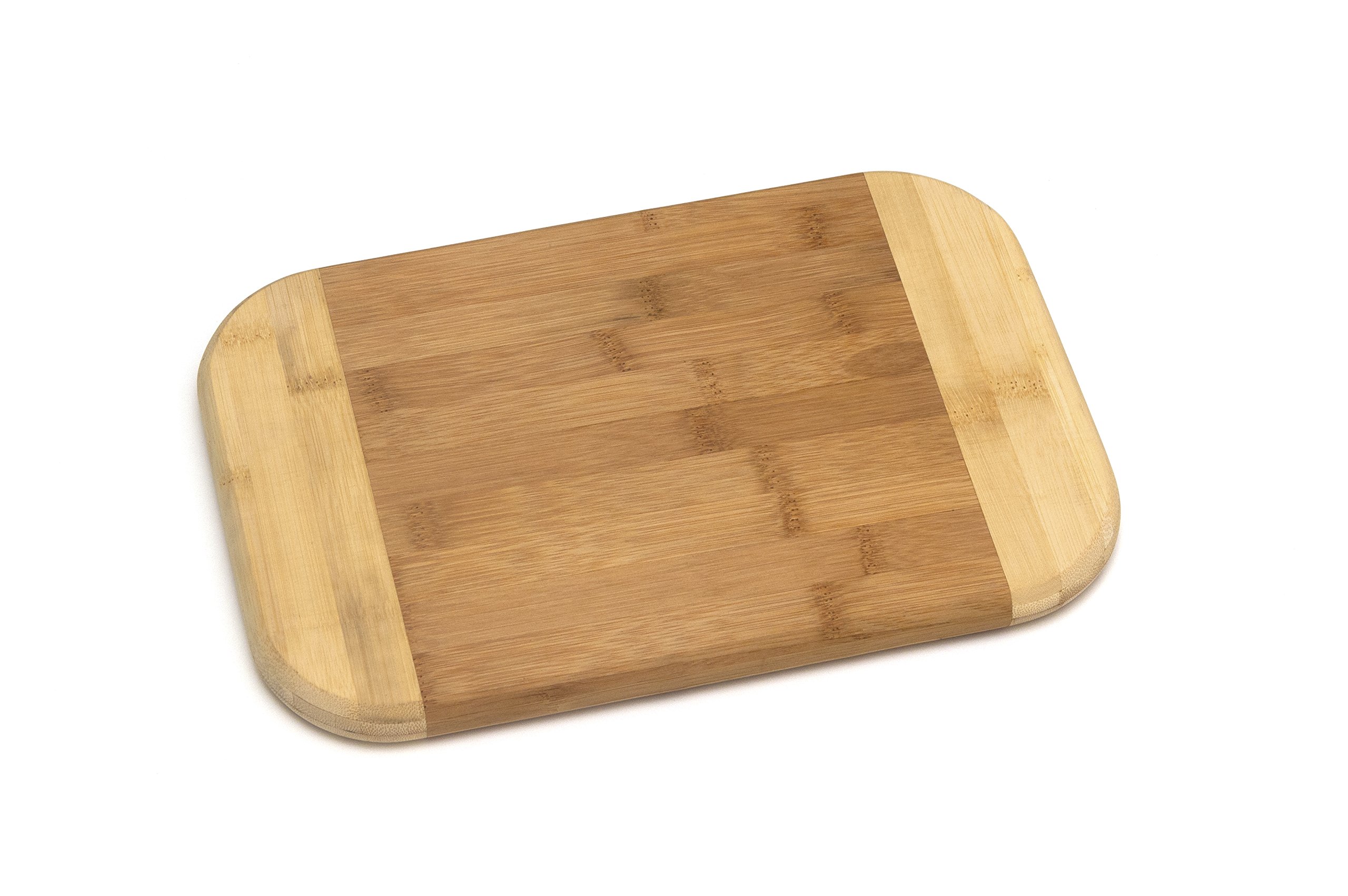 Photo 1 of ***FACTORY SEALED***Lipper International Bamboo Wood Two-Tone Kitchen Cutting and Serving Board, Medium, 11-3/4" x 7-3/4" x 3/4"***FACTORY SEALED***