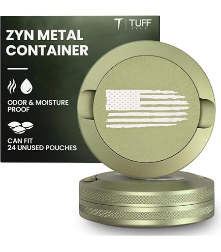 metal chewing tobacco can Amazon.com: Premium Pouch Container | Snus Metal Can | Moisture & Odor  Proof Snus Can | Snus Accessories