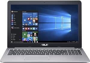 ASUS K501UX 15.6-inch Gaming Laptop (Intel Core i7 Processor, NVIDIA GTX 950M, 8GB RAM, 256GB SSD Hard Drive, Windows 10 (64 bit)), Black/Silver Metal