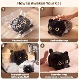 Mewaii Black Cat Plush 8 Inch Cute Plush Toy Soft Pillow Gift for Kids view 4