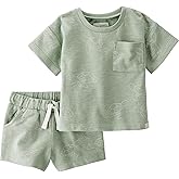 little planet by carter's unisex-baby 2-piece Shorts Set Made With Organic Cotton