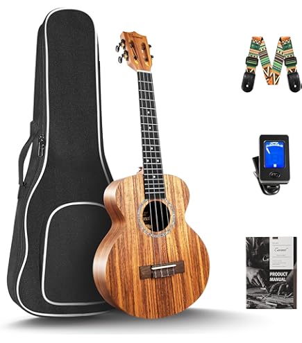 Amazon.com: Caramel 26inch CT103 Zebrawood High Gloss Tenor