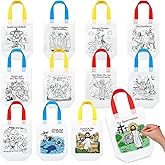 Locmeo 36 Pcs Christian Coloring Goodie Bags for Kids Christian Crafts Sunday School Supplies Religious Gifts for Kids
