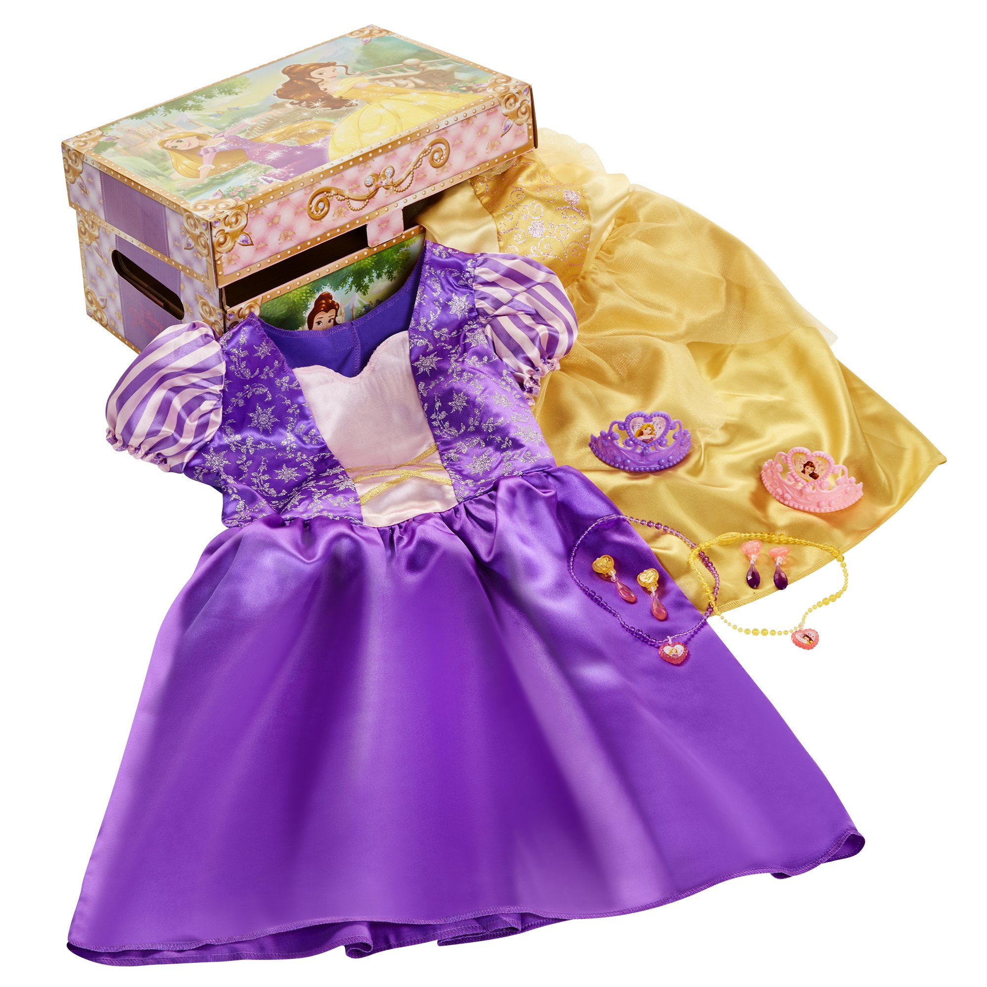 Disney Princess Belle Rapunzel Dress Up Trunk 39897530413 eBay