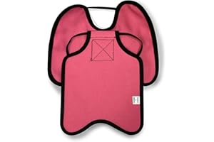 Hen Saver Hen Apron/Saddle, Single Strap, Fixed Shoulder Protectors, Large, Awareness Pink