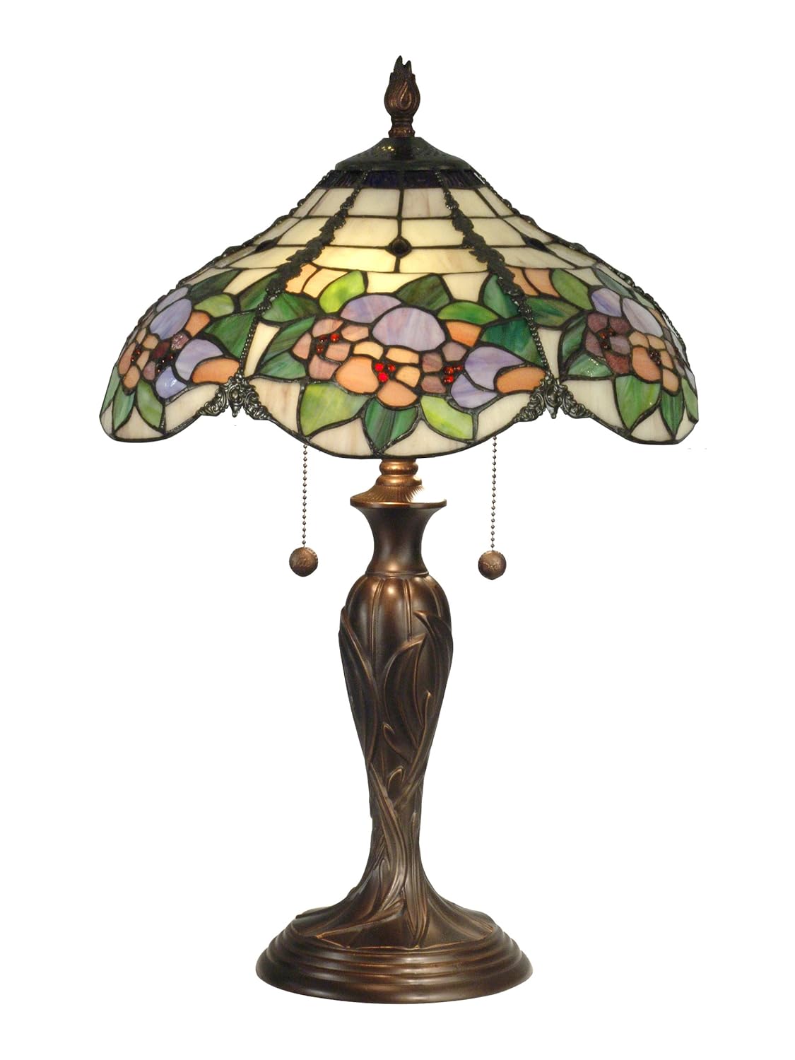 Best tiffany table lamp pink
