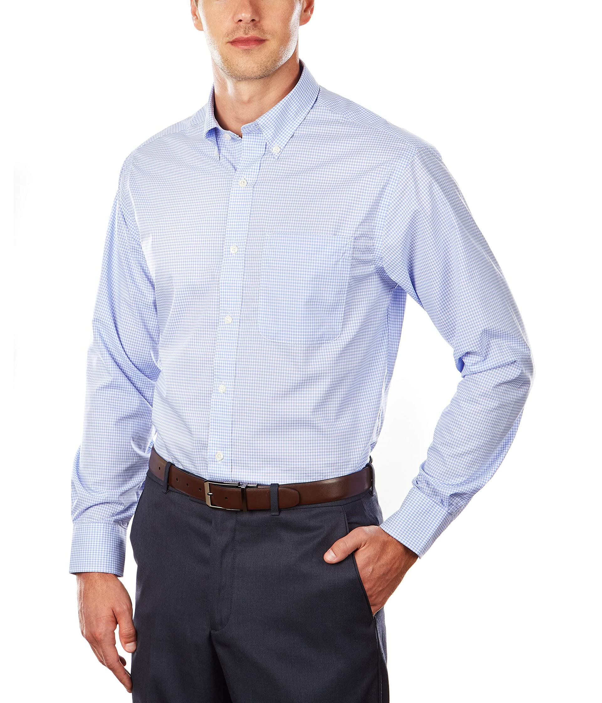 Tommy Hilfiger Men's Dress Shirt Regular Fit Non