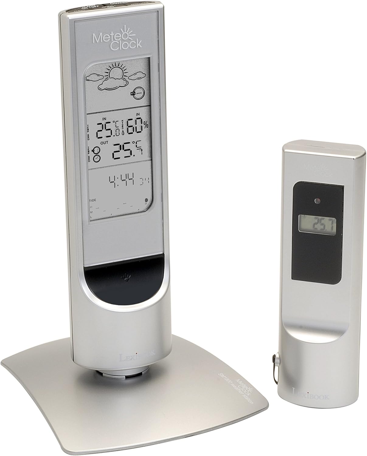 Lexibook SM1810SV Station Meteo Clock Evolution 1 capteur Argent ...