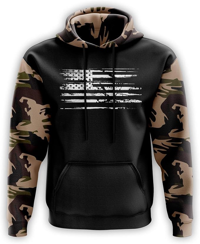 Tactical Pro Supply Army American Camo Flag Hoodie Cotton Polyester Materials Machine Wash Cold For Men Women Outdoor At Amazon Men S Clothing Store