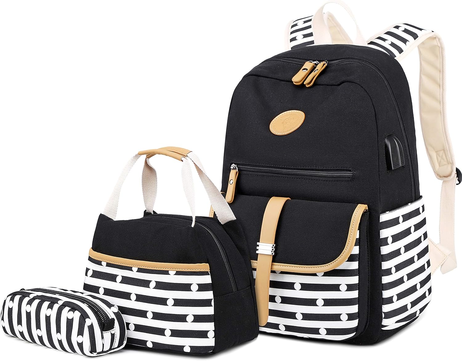 School Backpack for Girls, Gazigo Womens High School College Bookbags Laptop Bag