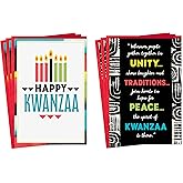 Hallmark Mahogany Kwanzaa Cards Assortment (6 Cards with Envelopes)