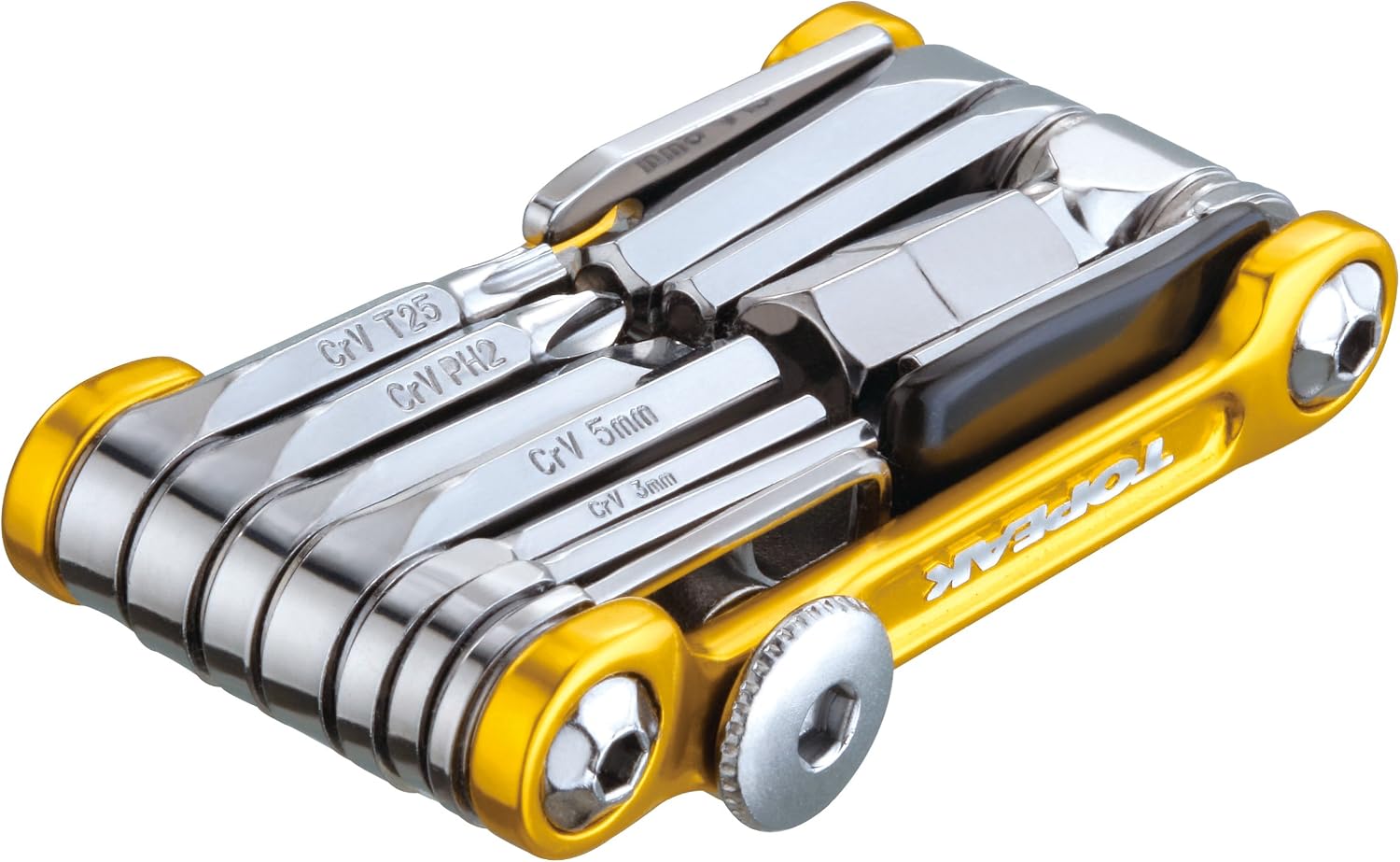 Topeak Mini Pro 20 Multi Tool, Gold - Image 4