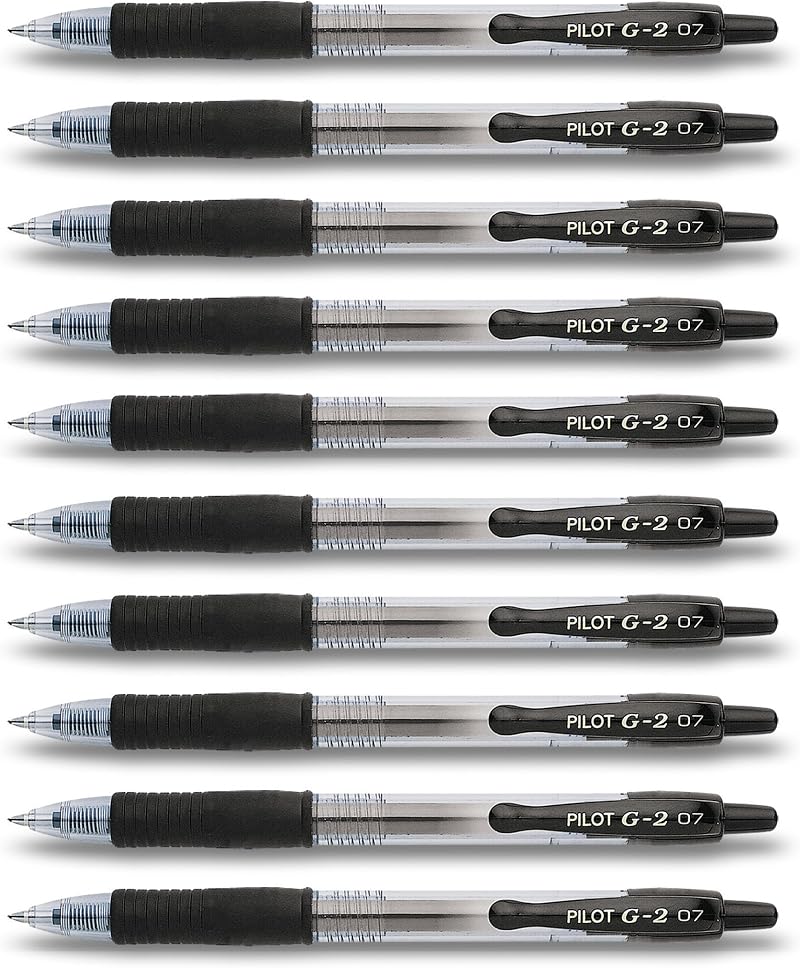 Pilot G2 Retractable Gel Pens Black 10 Stifte - Retractable Gel Ink