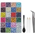 LPBeads Glass Hotfix Rhinestones Bulk SS10 14400pcs 24 Colors Hotfix Crystal Flatback Rhinestones for Crafts Clothes with Tweezers and Wax Pencil Kit