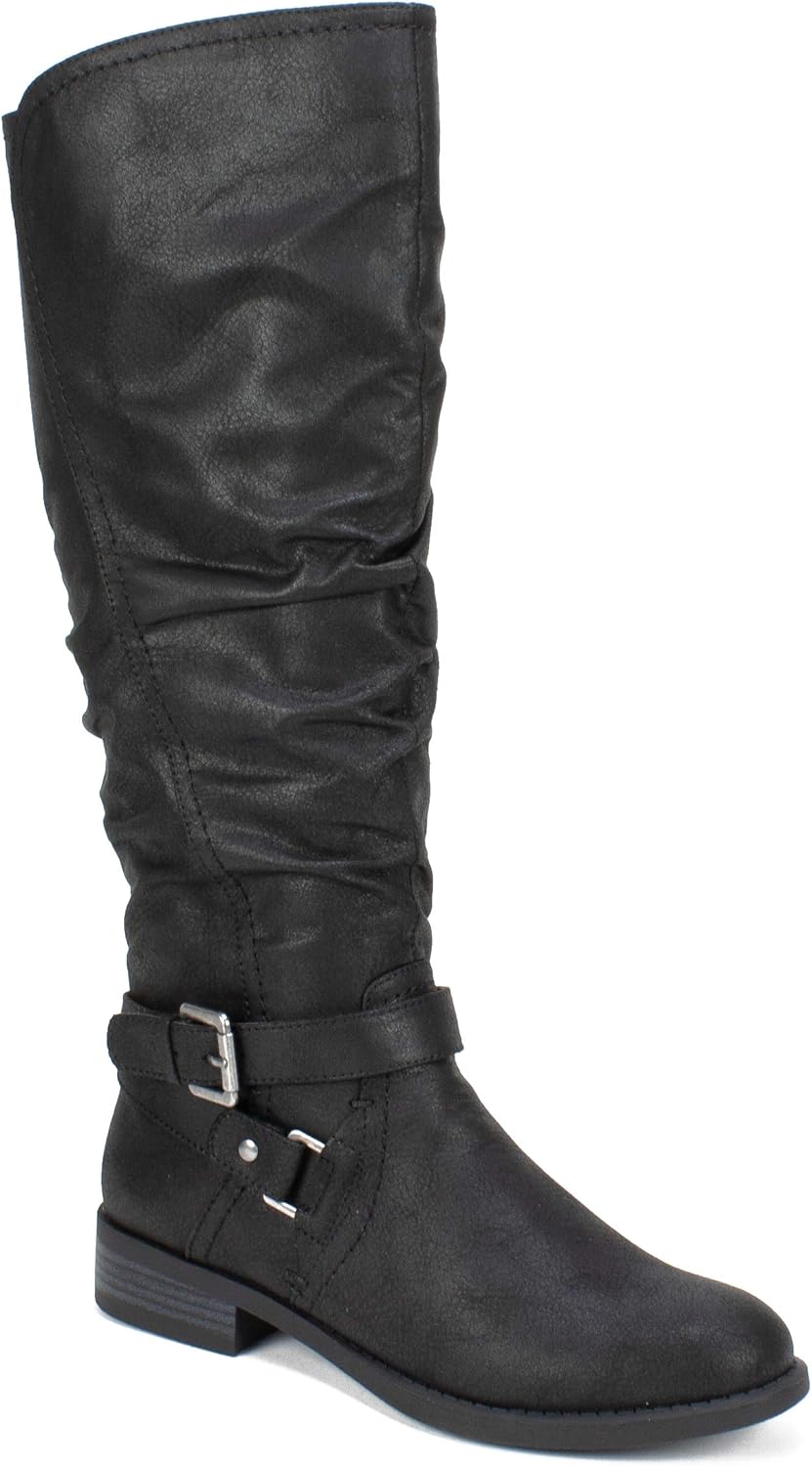 white mountain black boots