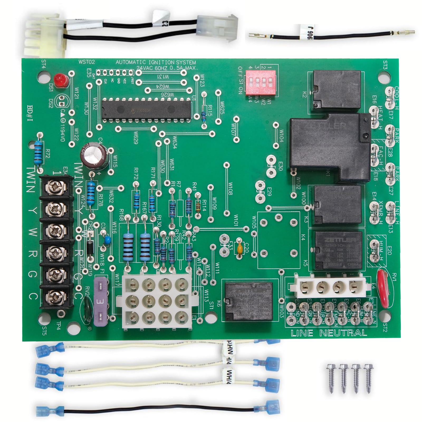 Photo 1 of NEW 50A55-843 Furance Control Board,Ignition Control Module with Harness