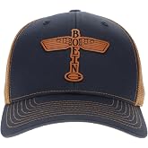 Boeing Airplane Company Logo Heritage Trucker Hat - Buckskin