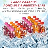 Amtido Clear Plastic Storage Bins 6 Pack Fridge Pantry Organization view 7