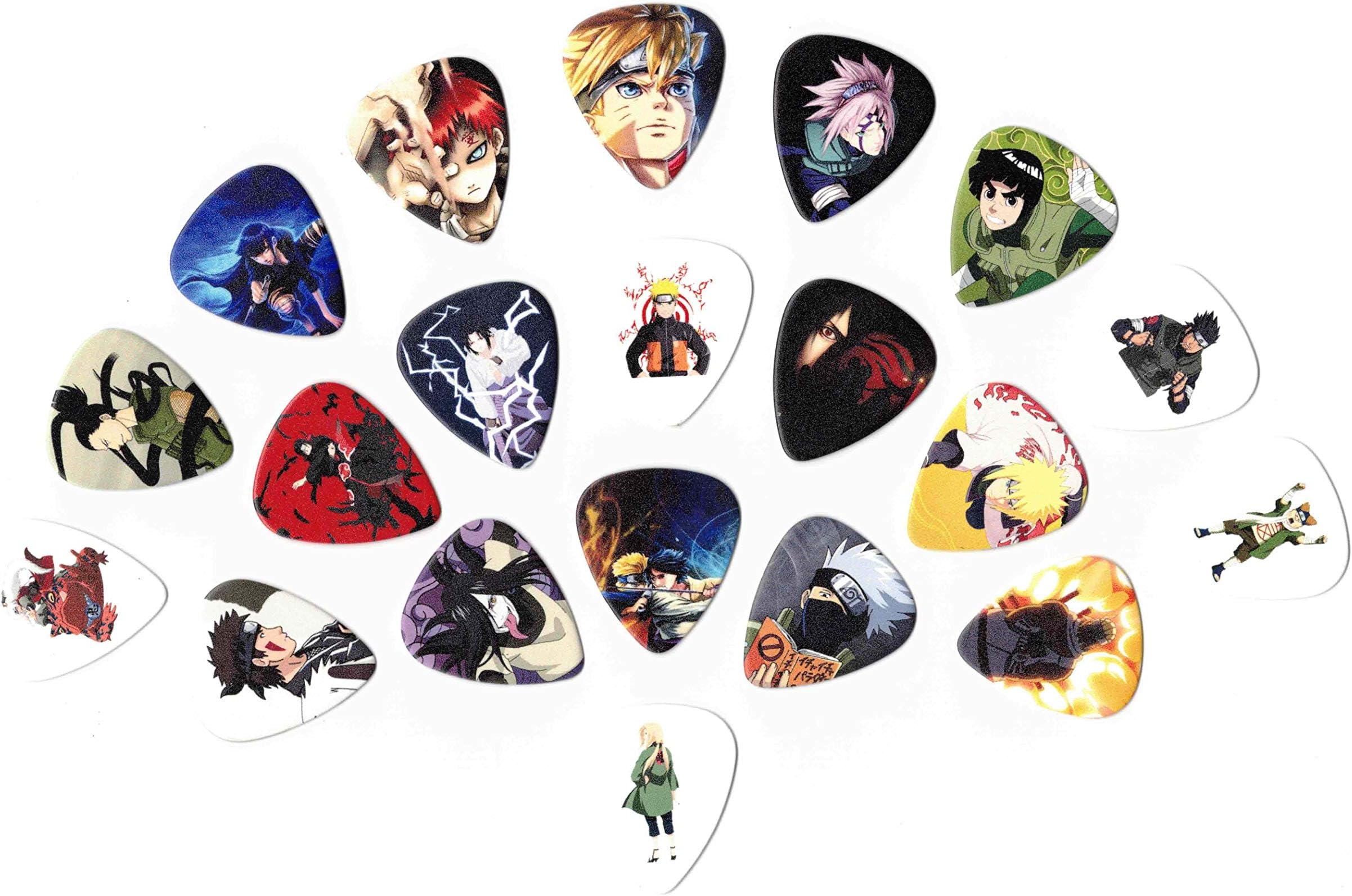 Naruto Guitar picks - Mega Pack (20 picks in a pack)