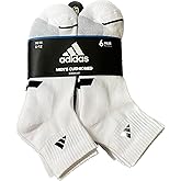 adidas 6 PAIRS SOCKS SHOE 6-12 AEROREADY MENS CUSHIONED