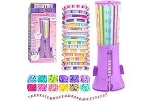 Heishi Bead Bracelet Maker Kit, One-Click Beading Kit with 2600 Beads, DIY Jewelry Making Craft Kit for Kids, Birthday Christ
