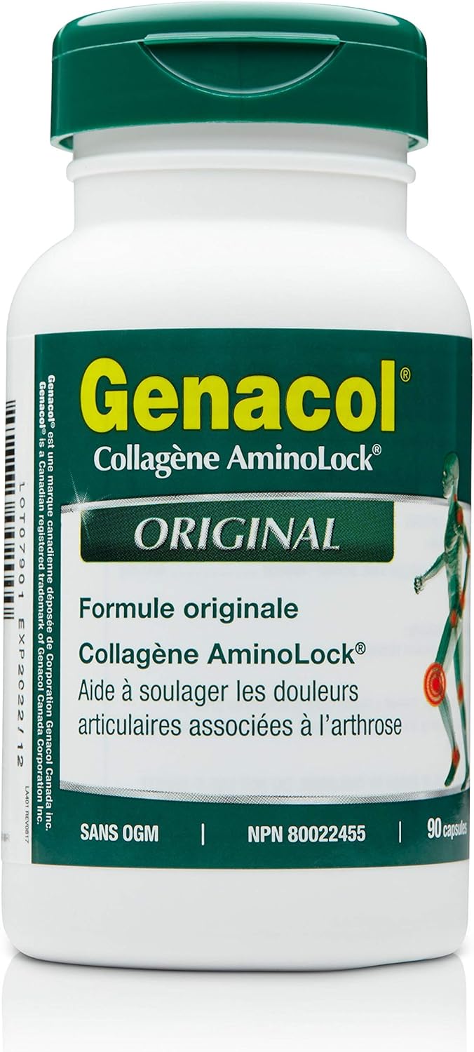 Collagen Pills for Joint Relief from GENACOL - 90 Colageno Hidrolizado Capsules | Enhanced Absorption Joint Supplements for Men and Women | Gluten Free, Non GMO: Beauty