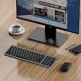 Seenda WGJP-031B Wireless Keyboard Mouse Set Ultra-Thin Aluminum Black Space view 7