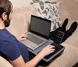 InGenious Large Lap Desk Tray Portable 57x30 cm USB 17 inch Laptop view 6