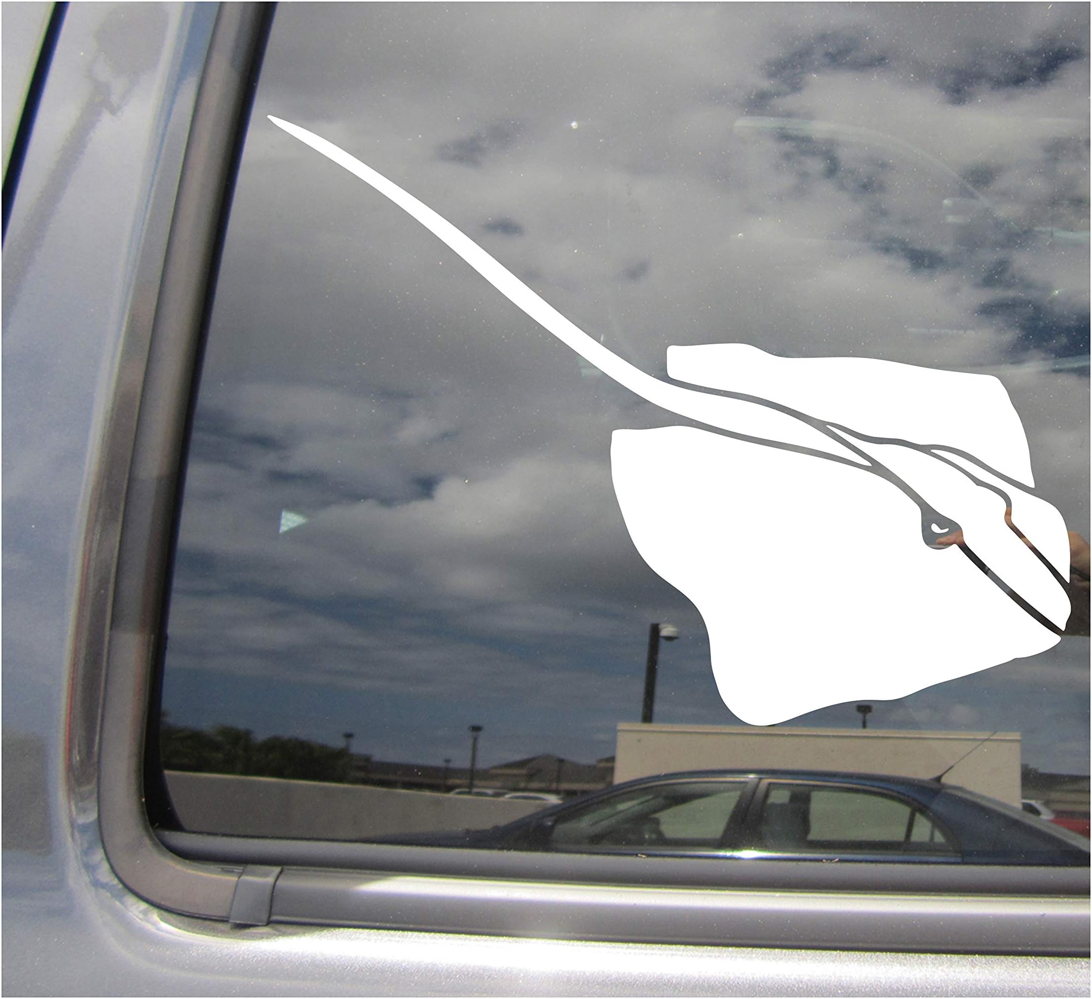 Right Now Decals Stingray Sting Ray - Cars Trucks Moped Helmet Hard Hat Auto Automotive Craft Laptop Vinyl Decal Store Window Wall Sticker 01071