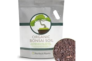 PERFECT PLANTS Bonsai Soil - 8qts. Premium All-Purpose Mix | for Several Bonsai Tree | Made in Small Batches in The USA