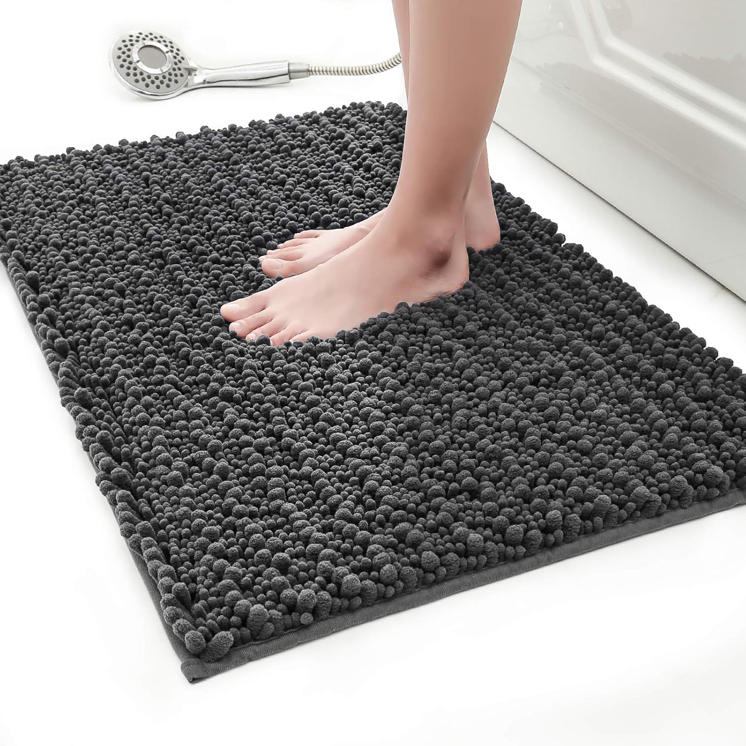 Color&Geometry Ultra Soft Chenille Bath Mat, 23"x59" Thick and