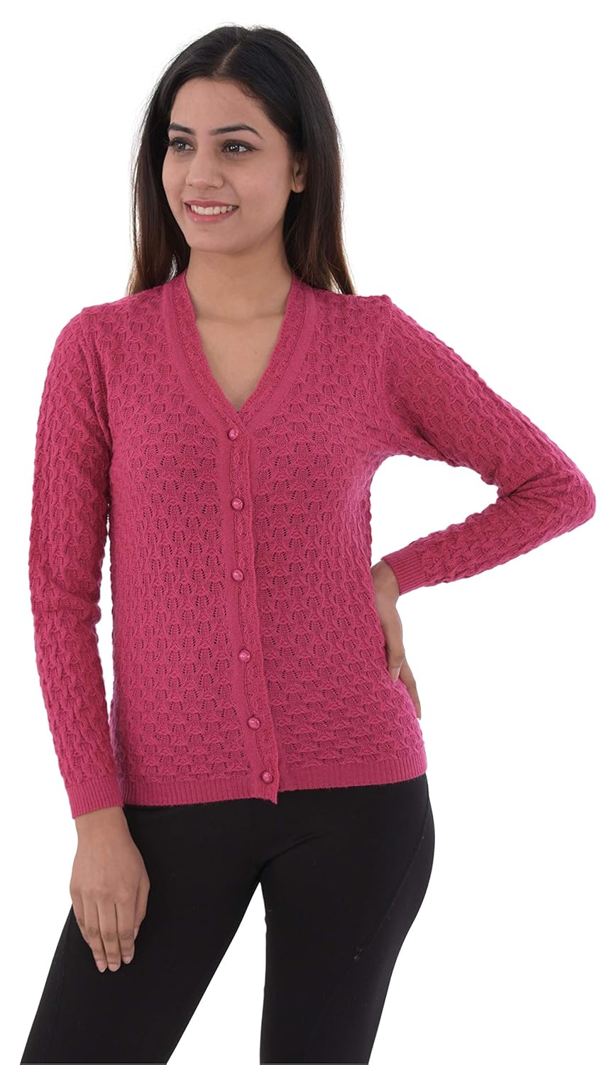 dynamis women winter sweater pink