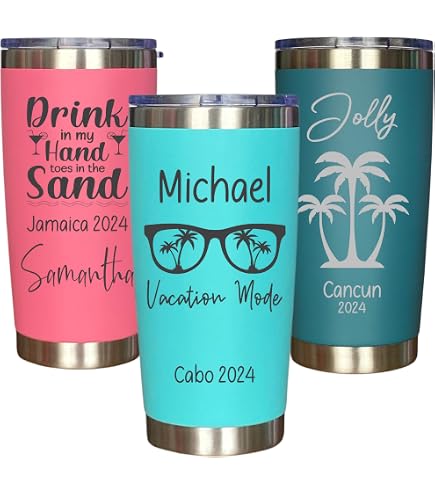 22 oz Personalized Beach Tumbler - Laser Engraved - Dark Purple 22 oz Personalized Beach Tumbler - Laser Engraved - Dark Purple