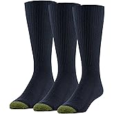GOLDTOE Men's Fluffies Casual Crew Socks