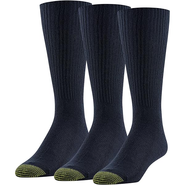 Amazon.com: GOLDTOE Men's Classic Canterbury Crew Dress Socks, 3-Pairs,  Black/Black, Large : Clothing, Shoes & Jewelry
