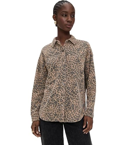Amazon.com: Z SUPPLY Women's Lennon Animal Coat, Suede, S