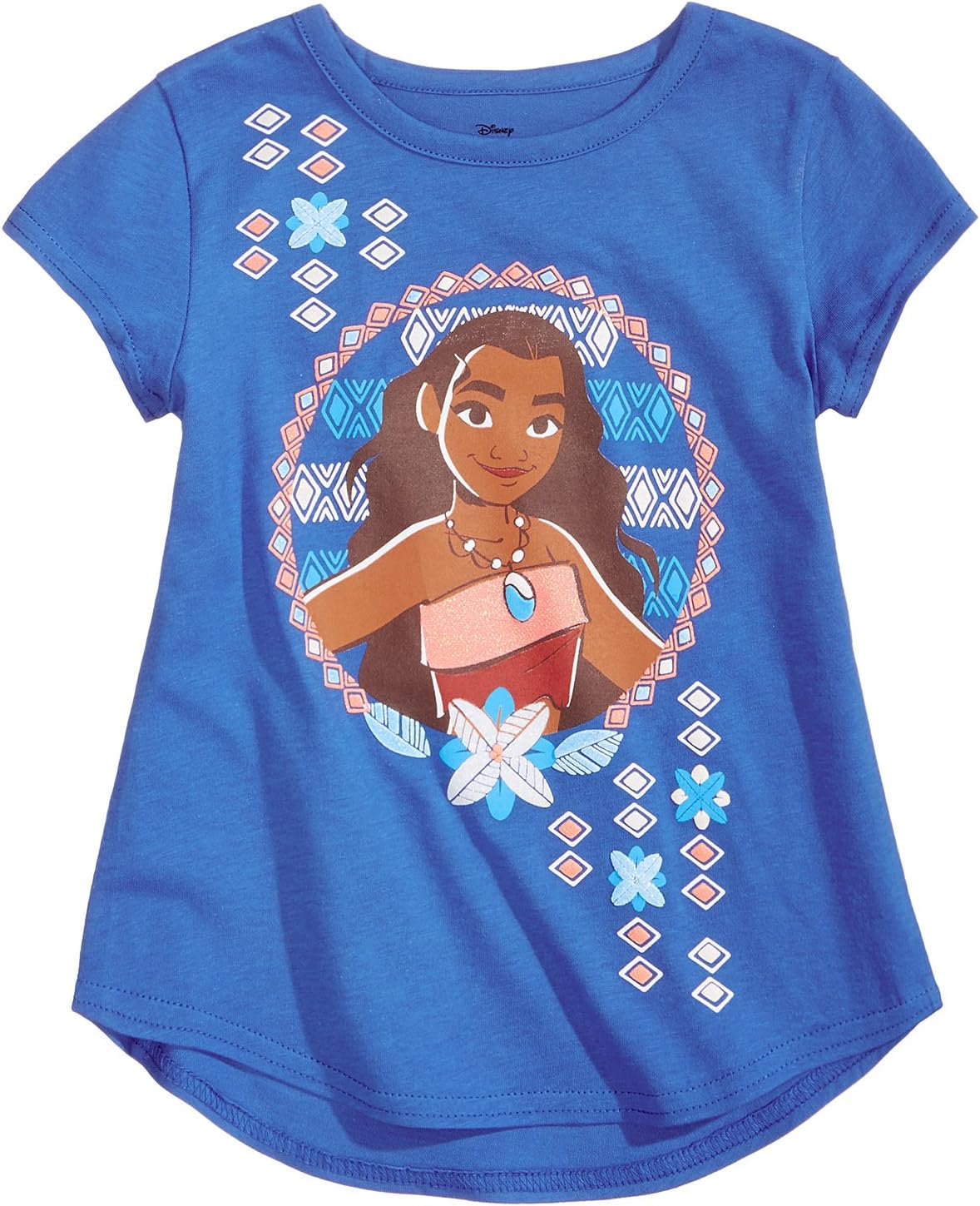 Disney Moana Little Girl's Short Sleeve Graphic Tee T-Shirt