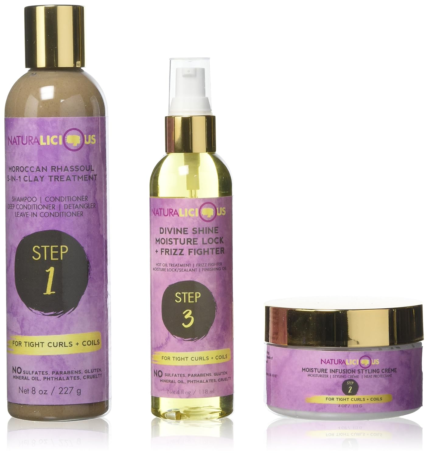 Amazon Com Naturalicious Hello Gorgeous Hair Care System For