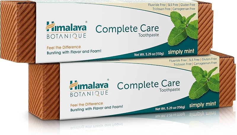 Botanique Simply Mint Complete Care Toothpaste| Refreshing Mint Flavor | Strong Teeth | Gives Healthy Gums & Fresh Breath -150g (Pack of 2)