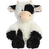 Aurora® Snuggly Tubbie Wubbies™ Cow Stuffed Animal - Comforting Companion - Imaginative Play - White 11 Inches