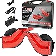 CAFOPAR Wireless Magnetic Trailer Light Kit, Rechargeable Trailer Lights for Trucks, Trailers, Cars, SUVs, and Boats with 7-Way to 4-Way Transmitter 100-Foot Control Distance
