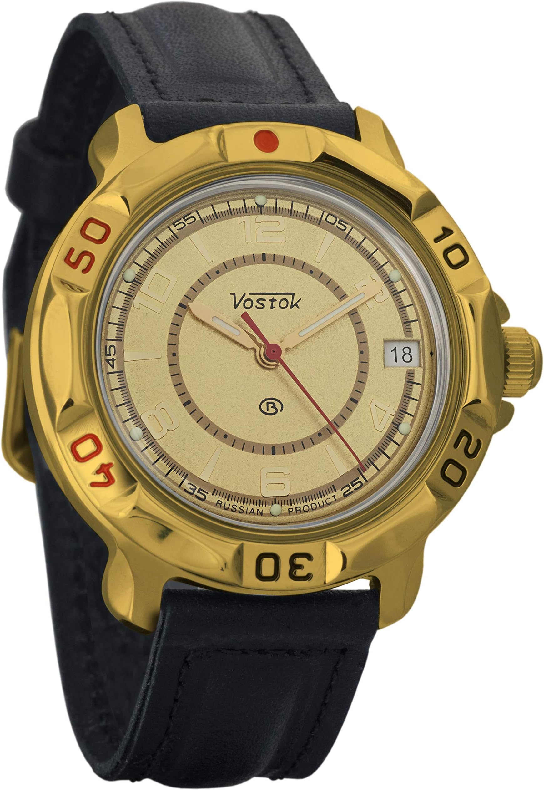 #819980 Commander Genuine 2414 Movement Russian Army Mechanical Wrist Watch