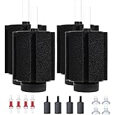 ALEGI Aquarium Bio Sponge Filter with Ceramic Media for Clear and Quiet Aquariums for Betta Fry Shrimp Tiny Fish Tank (10-40G