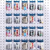 Unittype 20 Sets Peg Boards Jars with Lids Pegboard Accessories,Dark Blue | Plastic Pegboards Bins, Storage Containers Baskets clear Peg Board Wall Organizer for Garage Sewing Office Home Supplies