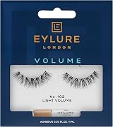 Eylure Volume No. 102 False Lashes Black - Handmade, Reusable up to 5 wears
