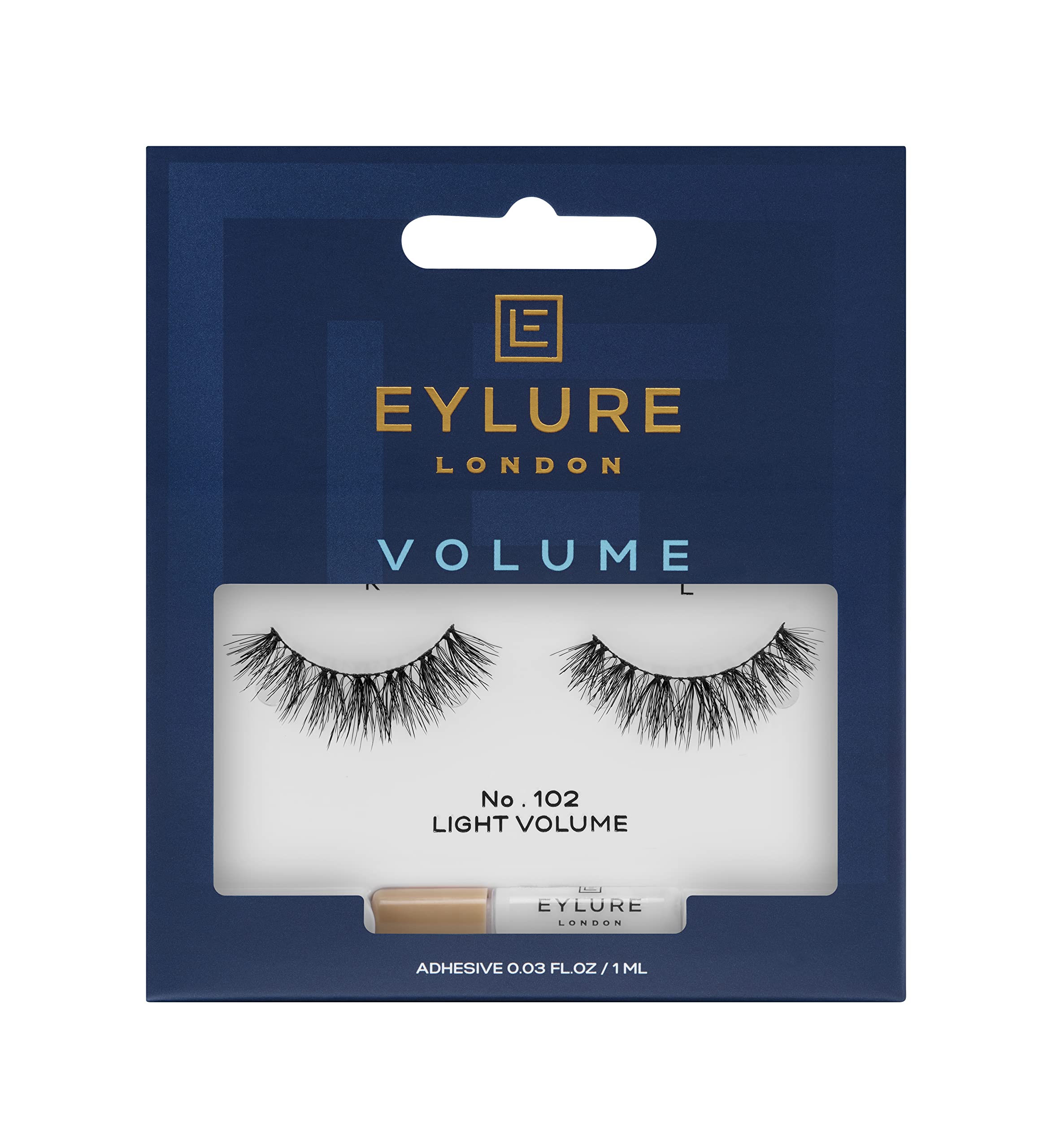 Eylure Volume No. 102 False Lashes Black (packaging may vary) โ image 1
